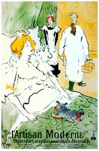 French Ad POSTER.Home wall.L'Artisan Moderne.Wall art Decor 213i - Picture 1 of 1