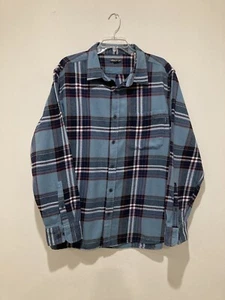 Eddie Bauer Herren Langarm Flanellhemd, Größe XXL, Lightstream - Bild 1 von 8