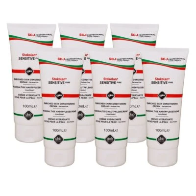 SC Johnson Stokolan Sensitive Pure 6 x 100 ml Hautpflegecreme Handcreme
