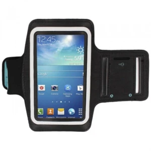 Black Adjustable Workout Sport GYM Armband Case for Samsung Galaxy Note 3 N9000 - Picture 1 of 4