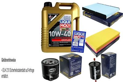 LIQUI MOLY, SCT GERMANY INSPEKTIONSKIT FILTER LIQUI MOLY ÖL 5L 10W-40 für VW Golf IV 1J1 1.6 FSI 1J5