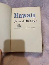 Hawaii James A. Michener 1959 Hardcover 17th Printing