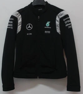 HUGO BOSS MERCEDES PETRONAS F1 JACKET JACKET JERSEY CARS CAR SOFTSHELL WOMEN - Picture 1 of 11