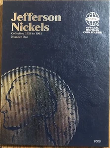 1938-1961, COMPLETE Circulated Set, 65 Jefferson Nickels, New Whitman 9009 - Picture 1 of 7