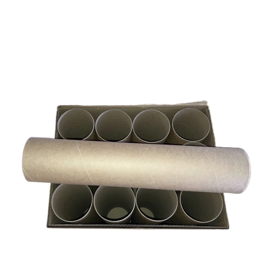 SHIPPING TUBES (2) 4" x 18" Inches Brown Thick Tube (Lot of 2) with Plugs (NEW) - Image 1 of 3