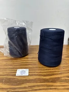 COATS 100% Spun Poly NAVY THREAD TEX 210 SOFT TKT 5 - Picture 1 of 3