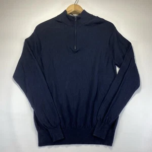 Peter Millar Luxe Blend Sweater Cashmere Wool Men’s M Quarter Zip Golf - Picture 1 of 7