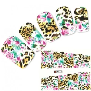 Nagel Sticker Fantasie Blumen Nail Art Water Decal - Picture 1 of 2