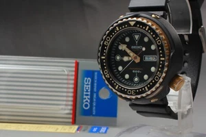 New Belt! [Exc+5] SEIKO Divers Golden Tuna 7549-7000 600M Men's From JAPAN A087 - Picture 1 of 11