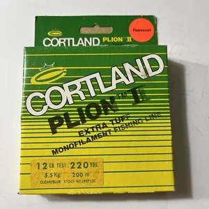 Vintage Fishing Line (New) Cortland Plion II 220yd/12lb - Picture 1 of 8