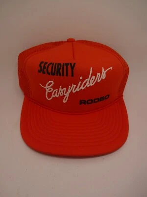 Gorra de camionero de seguridad de rodeo Easyriders de colección gorras cobra ajustables naranja Foto 1 de 4