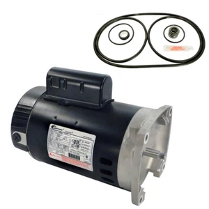 Puri Tech Repl Motor Kit Pentair Challenger .75HP CFII-N1-.75A B2852 w/GO-KIT-5 - Picture 1 of 1