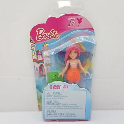Mega Bloks Barbie fada de cabelo rosa novo na caixa lacrado (3/8) - Imagem 1 de 4