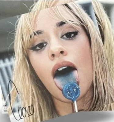 Camila Cabello SIGNED Lp cxoxo w Free Tattoos! Limited Edition Pink Vinyl RARE - Image 1 of 4