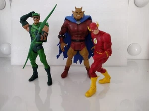 DC UNIVERSE CLASSICS FLASH ETRIGAN & GREEN ARROW LOT OF (3) 6 INCH FIGURES - Picture 1 of 12