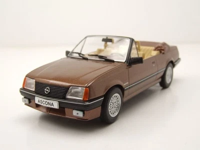 Opel Ascona C Cabrio 1985 Marrone Scuro Modellino 1:24 Whitebox - Immagine 1 di 4