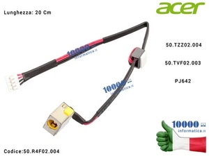 Connettore DC Power Jack PJ462 ACER Aspire 5250 5252 5333 5336 5735 5742 eMachin - Afbeelding 1 van 1