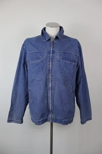 VANS Jacket Jeans Cotton Man Size M Man Jacket Casual Vintage Denim Cotton - Picture 1 of 10
