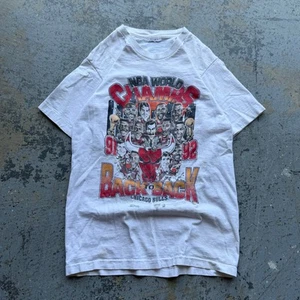 Vintage 1992 Chicago Bulls NBA World Champs Tee - Picture 1 of 7