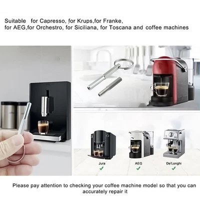 Set chiavi a punta testa ovale per Krups per macchine caffè AEG con portachiavi - Immagine 1 di 4