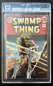 swamp thing #3 - First Full Appearance Patchwork Man - Halo Grade 8 - Bild 1 von 3