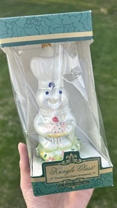 Pillsbury Doughboy mit Cupcake Weihnachtsschmuck "Kringle Glas" - Bild 1 von 7