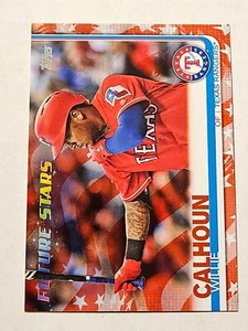 Willie Calhoun - 2019 Topps Independence Day SN 74/76 Insert Card - Picture 1 of 2