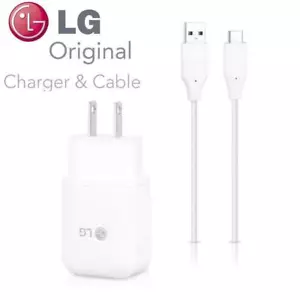 Origina LG Fast Charge & USB-C Charging Cable For LG Stylo 6 Stylo 5 LG G8x - Picture 1 of 5