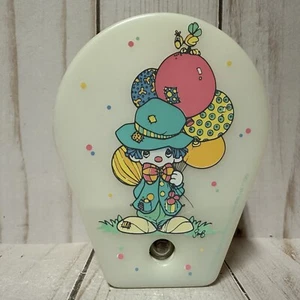 Precious Moments Baby Collection Nightlight Wall Plug Clown Holding Balloons - Picture 1 of 8