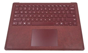 Microsoft Surface Laptop 1 2 1769 Palmrest Keyboard Touchpad Assembly Burgundy . - Picture 1 of 2