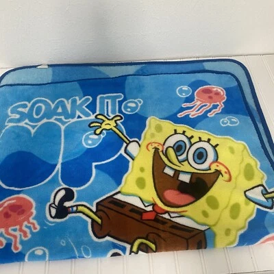 Spongebob Squarepants Nickelodeon Soft Fleece Throw Blanket 42" x 29" - Image 1 of 4