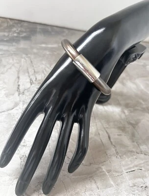 Michael Kors Brown Lucite Silver Tone Magnetic Bracelet  - Image 1 of 4