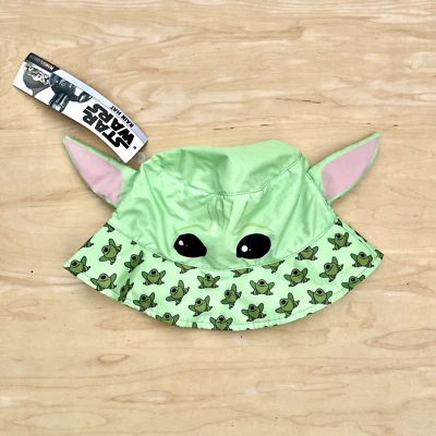 NWT STAR WARS Baby Grogu Bucket Rain Hat Mandalorian Yoda Size Shower Gift O/S - Изображение 1 из 4