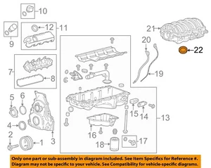 GM OEM 15-17 Tahoe,Yukon Engine Engine Parts-Intake Manifold Gasket 12632900 - Picture 1 of 2