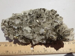 499  BARITE WITH PYRRHOTITE SPECIMEN. MORO BELO MINE, PERU.  EX OLD ROCK SHOP - Picture 1 of 8