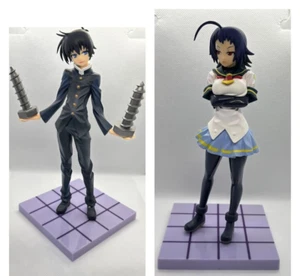 Medaka Box Misogi Kumagawa Kujira Kurokami HG Figure 2 Set Alta Qualità Giappone - Foto 1 di 7