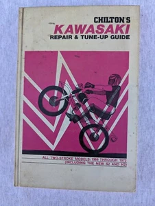 Kawasaki Dirt Bike Chilton's Repair manual 1966-1972 Two Stroke Models Hardcover - Picture 1 of 10