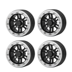Aluminiumlegierung 1,9" Beadlock-Felgen 26 mm Breite für 1/10 RC Crawler Car - Picture 1 of 9