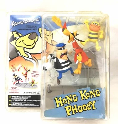 NOS Hong Kong Phooey Hanna-Barbera Series 1  McFarlane Toys MOC Kung Fu Kick - Image 1 of 4