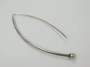 Silpada Sterling Silver Wire Threader Balancing Act SINGLE REPLACEMENT EARRING - Picture 1 of 4