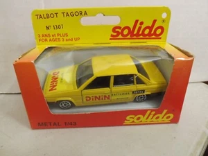 Solido Yellow Talbot Tagora "Dinin Batteries" Made In France 1/43 Scale - Picture 1 of 5