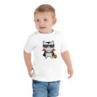 T-shirt chat tout-petit Halloween, T-shirt d'automne enfants, mignon, kawaii, gothique, vampire