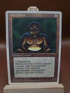 LP Estatua de Arcilla Cuarta Edición Artefacto Criatura Golem Magic The Gathering - Imagen 1 de 3