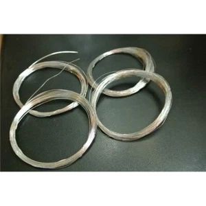 Diametro filo metallo platino 0,5 mm, lunghezza 100 mm, puro 99,99% - Foto 1 di 3