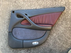 HOLDEN VX RIGHT HAND REAR DOOR TRIM RED LEATHER SUEDE RHR VT VY VZ CALAIS SS HSV - Picture 1 of 21