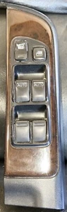 01-04 Nissan Pathfinder Master Window Switch Door Trim Bezel Woodgrain R50 - Bild 1 von 7