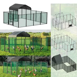 Hühnerstall hühnerstall UV-Deckung Hühnerkäfig Hühnergehege Kleintierstall 10㎡ - Bild 1 von 12