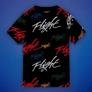 $32 Jordan Nike Painted Flight All Over Print Size L (12-13) - Picture 1 of 2