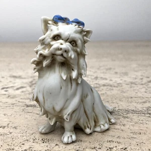 Triade Benacchio Italy Capodimonte Bisque Persian Cat Figurine Italy 2.5" - Picture 1 of 7