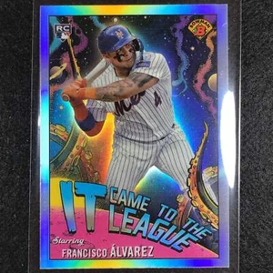2023 Bowman Chrome MLB FRANCISCO ALVAREZ It Came to the League Rookie #3 - Picture 1 of 1